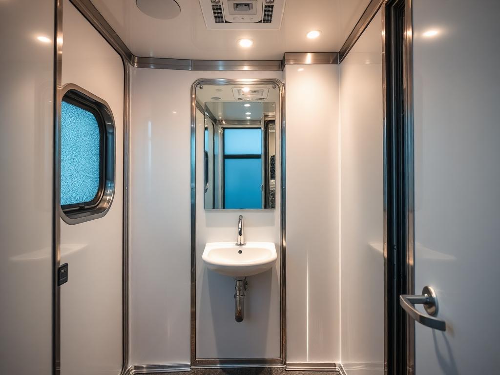 Luxury Restroom Trailers in Newport, MI